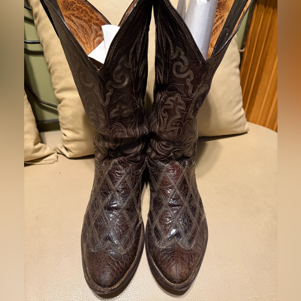 Brown Western Justin 🐢 Cowboy Boots